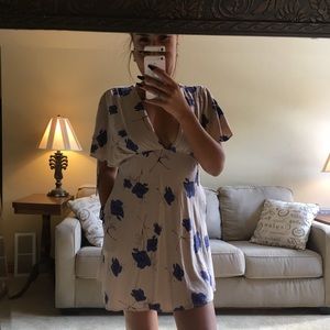Free people floral flowing dress